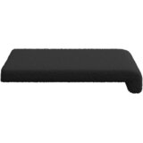  Jastučić za klupu 2 kom. Sherpa Tkanina Crna Dubina 35 cm | shoptok.hr
