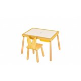 HANAH HOME table and chair yellow sto i stolica za decu Cene