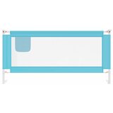  Sigurnosna ograda za dječji krevet plava 190 x 25 cm od tkanine | shoptok.hr