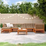  Set lounge namještaja za vrt 8 pcs Voštanosmeđa | shoptok.hr