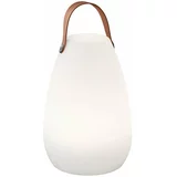 Fischer & Honsel Bijela/smeđa LED stolna lampa (visina 26 cm) Ruby –