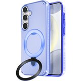AVIZAR MagSafe ohišje za Samsung S24 in S25 Odporno na udarce s stojalom, Modra, (5000014092) | Shoptok.si