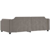  Dnevni krevet na razvlačenje smeđesivi 100 x 200 cm od tkanine | shoptok.hr
