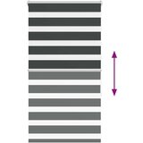 vidaXL idaxl zebra senčilo črna 90x150 cm tkanina širina 85,9 cm poliester | Shoptok.si