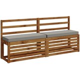  Jastučići za klupe - 2 dijela VUGHT 2 pcs 100% poliester Siva | shoptok.hr