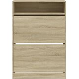 Ormarić za cipele s 2 ladice boja hrasta 80 x 34 x 116 cm | shoptok.hr