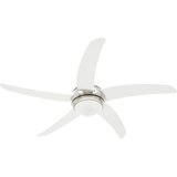  Ukrasni stropni ventilator sa svjetlom 128 cm bijeli | shoptok.hr