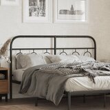 The Living Store Kovinsko posteljno vzglavje črno 140 cm - Vzglavje, (21660129) Cene