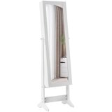  Samostojeći ormar saogledalom za nakit 144cm Beli | Eponuda.com