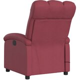  Masažna fotelja za odmor, tkanina, vino crvene boje | Shoptok.si