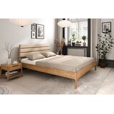 The Beds Bračni krevet od punog hrasta 140x200 cm u prirodnoj boji Twig – | shoptok.hr