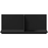vidaXL Stenska omarica 70x16,5x30 cm črna inženirski les | Shoptok.si