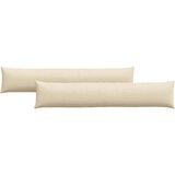  Jastučići za sofu 2 pcs Krema 200 x 40 cm tkanina | shoptok.hr