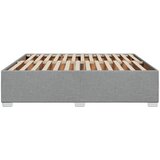 Okvir za krevet bez madraca svjetlosivi 200 x 200 cm od tkanine | shoptok.hr