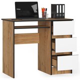 AKORD PISALNA MIZA A-6 CLP OAK CRAFT / BELO DESNO, (21702599) | Shoptok.si