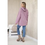 Kesi Tunic with zipper on hood Oversize dark pink | Shoptok.si