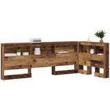  Skladišno uzglavlje Staro drvo 90 cm Konstruirano drvo | shoptok.hr