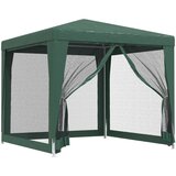  za zabave s 4 mrežasta bočna zida zeleni 2,5 x 2,5 m HDPE | Eponuda.com