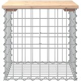  Vrtna klupa s gabionskim dizajnom 43x44x42 cm masivna borovina | shoptok.hr