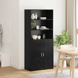  Highboard Crni hrast 80 x 42,5 x 185 cm Konstruirano drvo | shoptok.hr