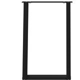  Noge za blagovaonski stol U-oblik 2 kom Crne 60 x (72-73) cm Čelik | shoptok.hr