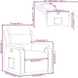  Naslanjač vinsko rdeče umetno usnje, (20928250) | Shoptok.si