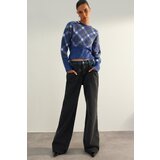 Trendyol Limited Edition Blue Soft Textured Patterned Knitwear Sweater Cijene
