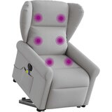 vidaXL Električni masažni naslonjač na podizanje tkanina oblačnosivi Cijene