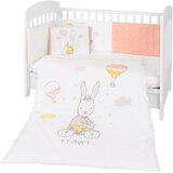 Kikka Boo KikkaBoo Posteljina sa ogradicom 6 pcs 60/120 Rabbits in Love (KKB61076) | ePonuda.com