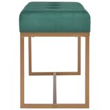  Klupa 80 cm zelena baršunasta | shoptok.hr