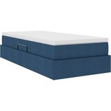  Krevet s madracem i skladištem Plava 100 x 200 cm Poliester | shoptok.hr