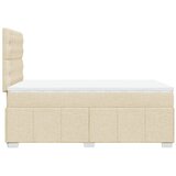  s oprugama i madracem krem 120 x 200 cm od tkanine | shoptok.hr