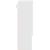 vidaXL ogledalna omara s polico bela 59 x 17 x 55 cm konstruiran les | Shoptok.si