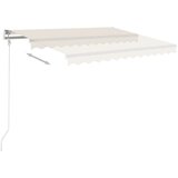 Automatska tenda sa senzorom za vjetar LED 300x250 cm krem | shoptok.hr