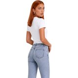 Calvin Klein Jeans Majice s kratkimi rokavi LV047G807G Bela Cene