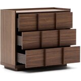 Kave Home Rjava komoda v orehovem dekorju 100x78x50 cm Onix – | Shoptok.si