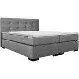 MID.YOU POSTELJA BOXSPRING x , leseni material siva | Shoptok.si