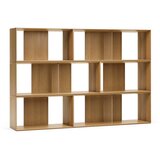 Kave Home Modularni sustav polica 6 kom u dekoru hrasta u prirodnoj boji 168x114 cm Litto – | shoptok.hr