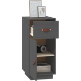  Komoda siva 34 x 40 x 75 cm od masivne borovine | shoptok.hr