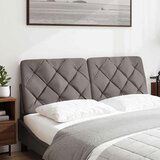 vidaXL Vzglavna stranica taupe 120 cm blago | Shoptok.si