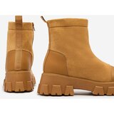 Resti Women's flat heeled boots in camel Leffoi | Eponuda.ba