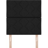 LED glava kreveta Crna tkanina | shoptok.hr