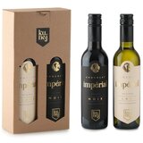 KUNEJ VINO & ČOKOLADA D.O.O. darilni paket dvojček - čokoladno vino chocolat imperial, 2 x 0.375 l | Shoptok.si