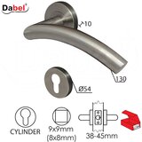 Dabel kvaka rozeta za vrata PIROT Inox fi54/10/130/8/9mm Cil DBP3 0101135 Cene