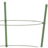  Kolci za vrtne biljke s 4 prstena 5 kom zeleni 90 cm čelični | shoptok.hr