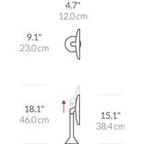 simplehuman Kozmetično ogledalo z lučjo/povečevalno ø 20 cm Sensor – | Shoptok.si