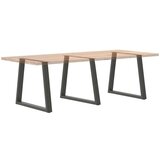  Noge blagovaonskog stola V-oblika 3 kom antracit 80x(72-73 3)cm | shoptok.hr