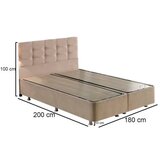 Hanah home baza za bračni krevet & headboard ela double - sv | ePonuda.com