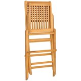  Sklopive vrtne stolice 2 kom 47x62x90 cm od masivne tikovine | Shoptok.si
