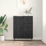  Kreveta Crni Hrast 69,5 x 34 x 90 cm Konstrukcijsko drvo | shoptok.hr